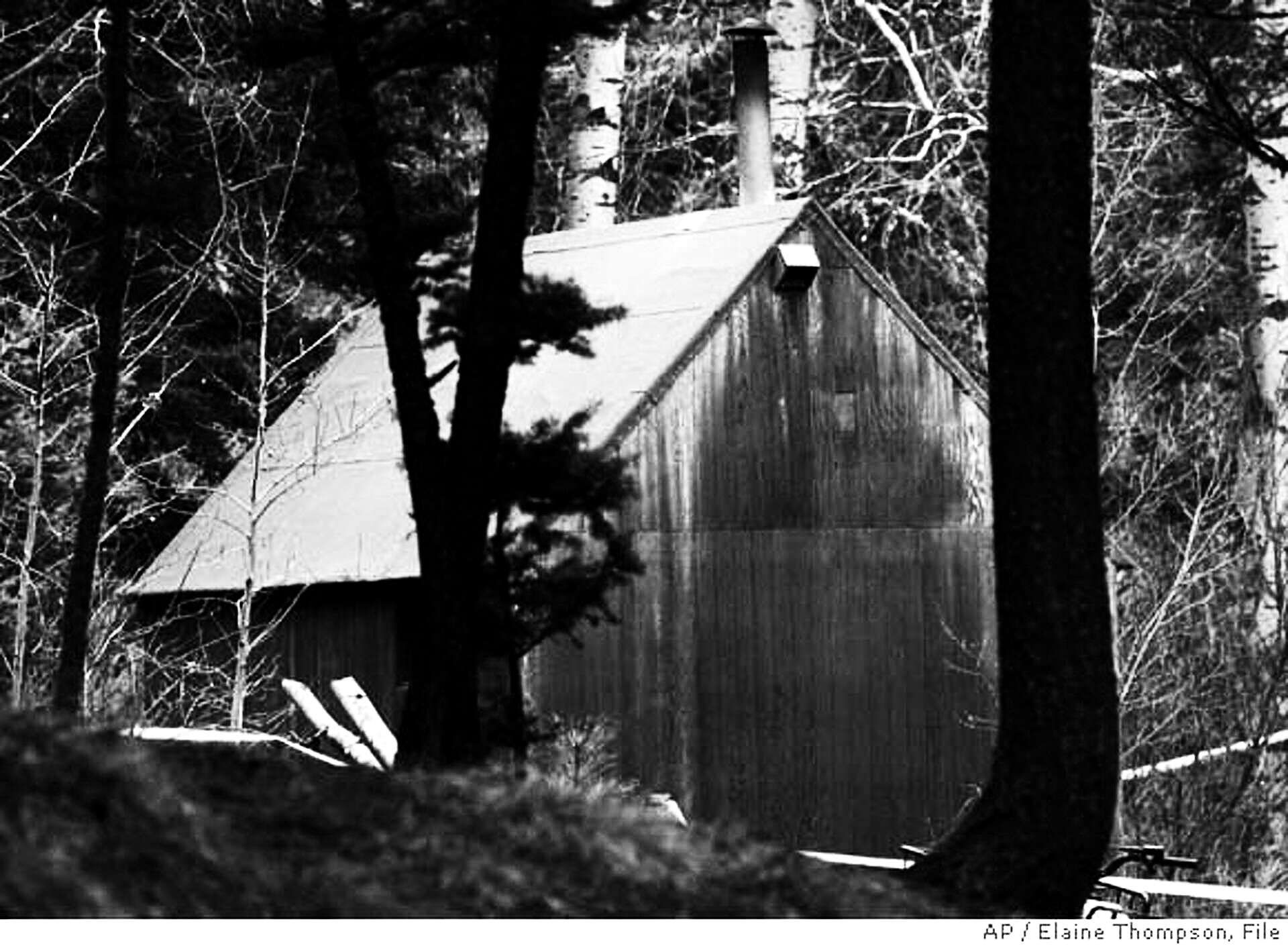 The Unabomber cabin in Lincoln, Montana